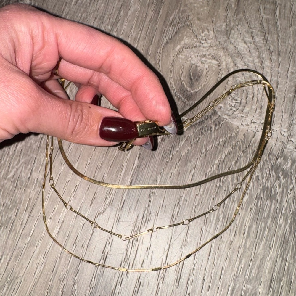 Jenny Bird Bea Triple Strand Necklacd - Picture 2 of 5
